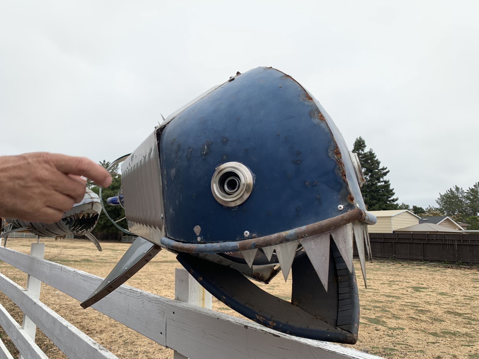 Dan Knego of Browns Valley makes art from recycled parts